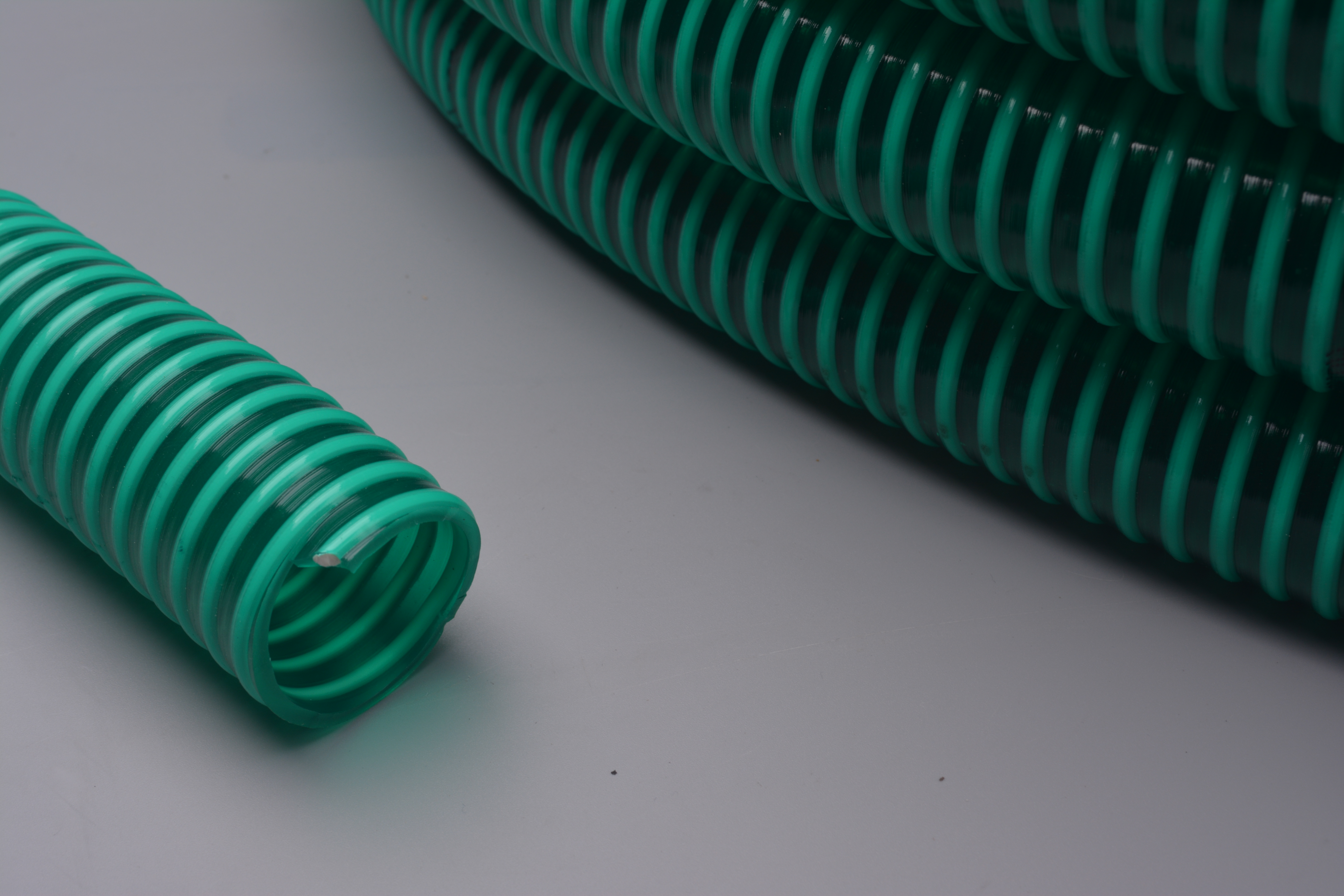 934G 绿色塑筋透明BioVinyl PVC软管，水性食品专用软管